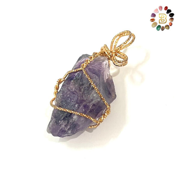 Amethyst Raw Pendant