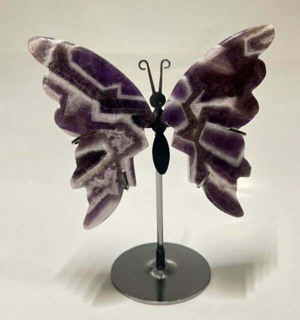 Amethyst Stone Butterfly Shape
