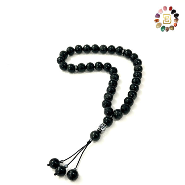 Black obsidian Tasbih 10mm