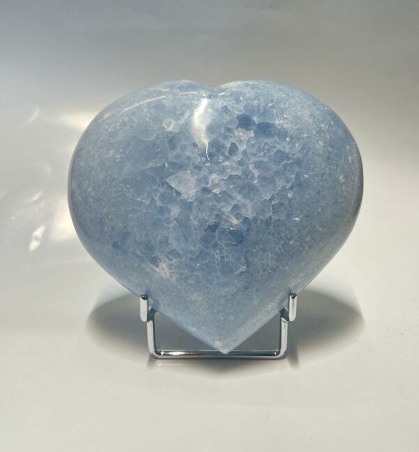 Blue Calcite Heart Shape(683.20g)