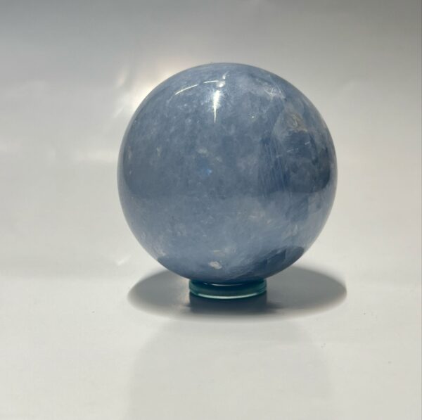 Blue Calcite Sphere (320g)