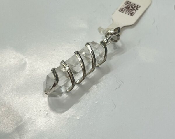 Clear Quartz Hexagonal Shape Pendant