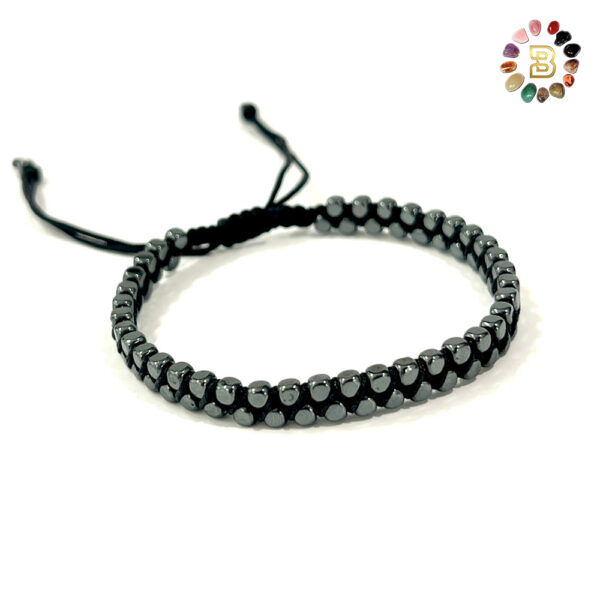 Hematite Double Men Bracelet