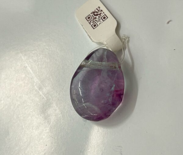 Fluorite Tumbled Stone Pendant