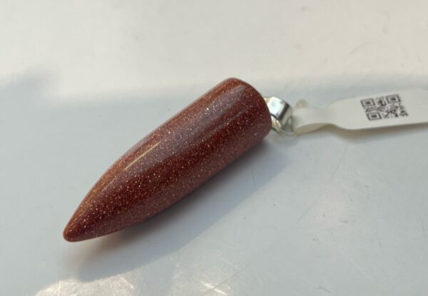 Golden Sandstone Pendant Bullet shape