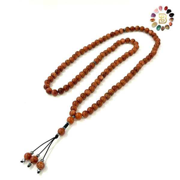 Golden Sandstone Tasbih 8mm 99 Beads