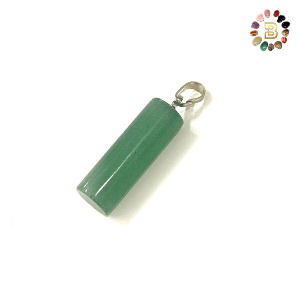 Green Aventurine Cylinder Pendant