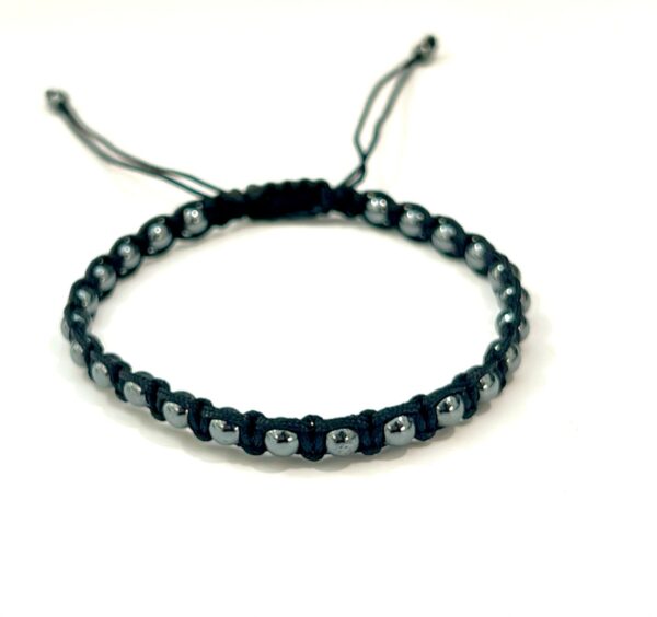 Hematite Shambala Men Bracelet