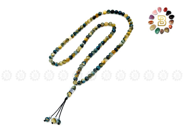 Honey Blue Tiger Eye Tasbih 6mm