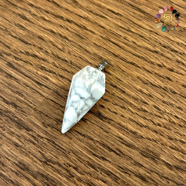 Howlite Hexagonal Shape Pendant