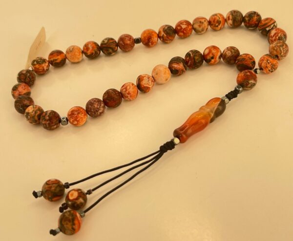 Leopard Jasper Tasbih 8mm