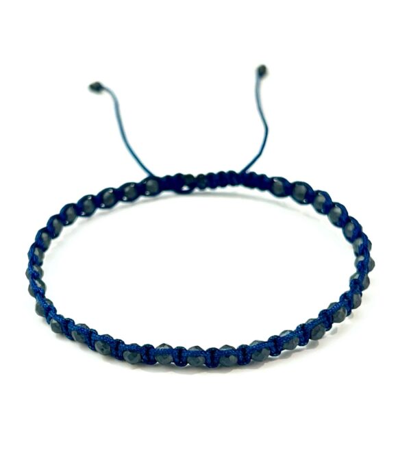 Matte Hematite Shambala Men Bracelet