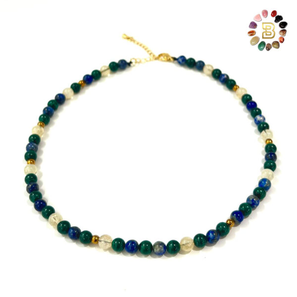 Mix Natural Stone Necklace 6mm (39cm)