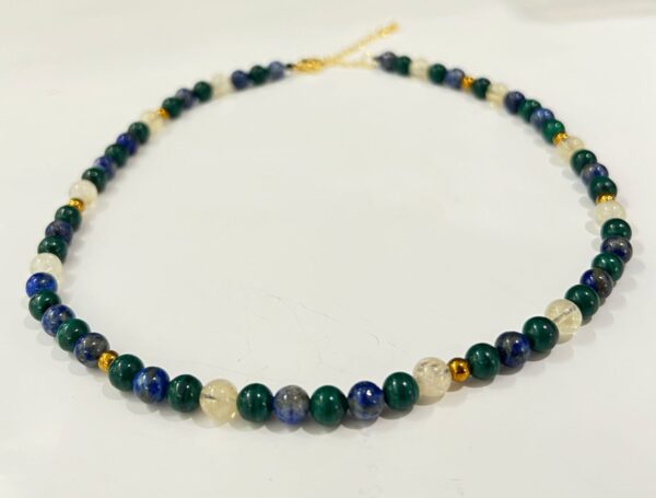 Mix Natural Stone Necklace 6mm (39cm)