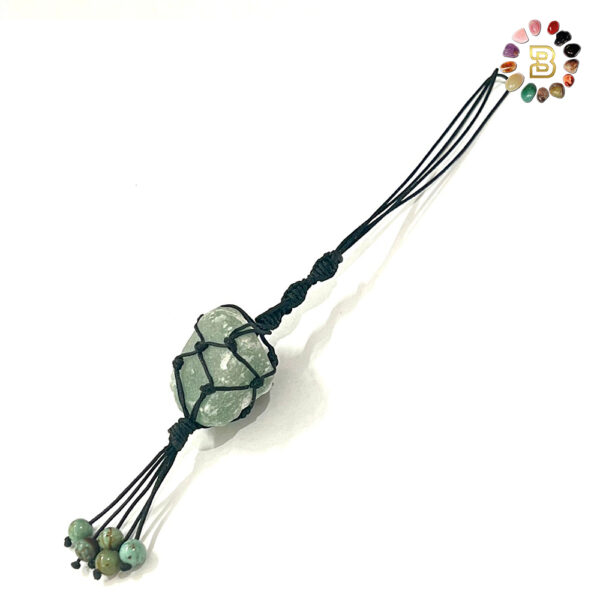 Raw Green Aventurine Keychain
