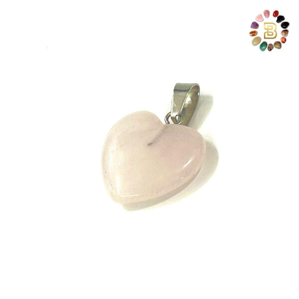 Rose Quartz Heart Shape Pendant