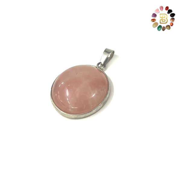 Rose Quartz  Pendant Round Shape