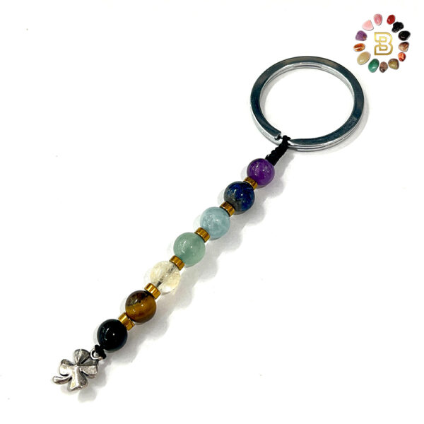 Seven Chakra Keychain
