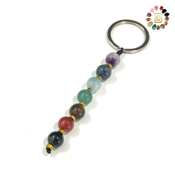 Seven Chakra Keychain