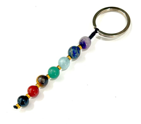 Seven Chakra Keychain