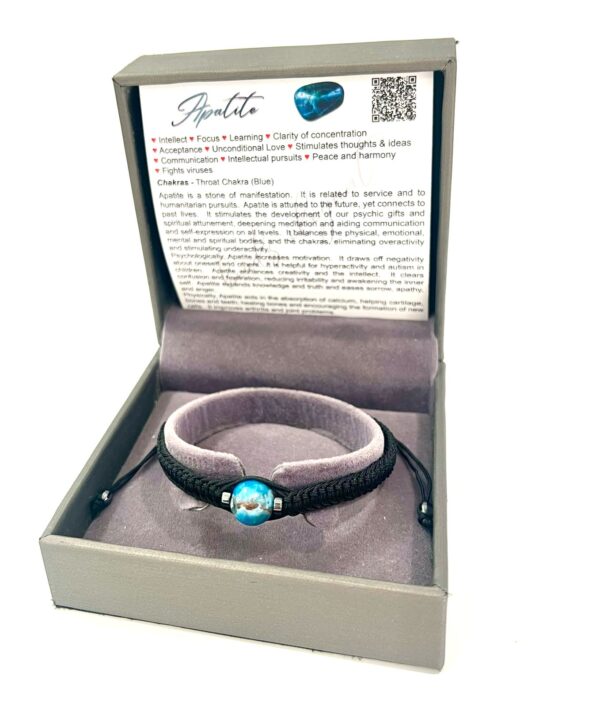 Single Stone Apatite Shambala Bracelet