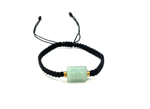 Single Stone Green Aventurine Shambala Bracelet