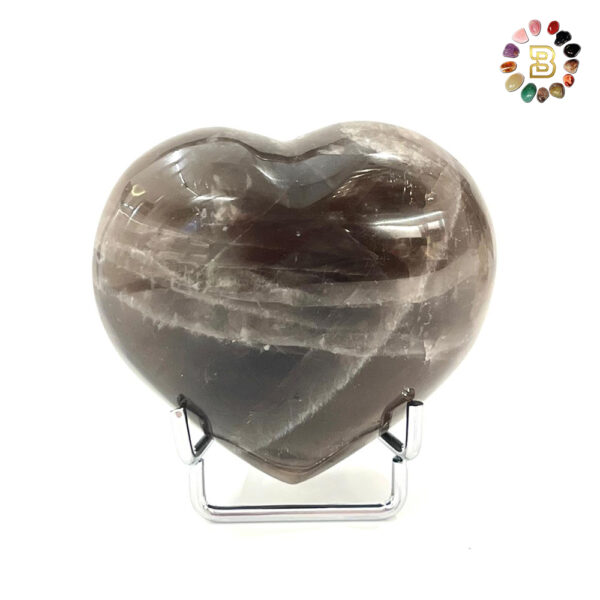 Smoky Quartz Heart Shape (258.9g)