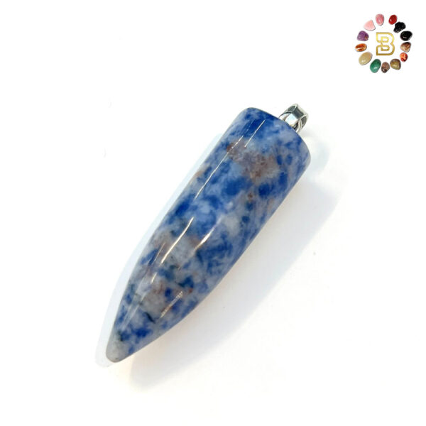 Sodalite Bullet Shape Pendant