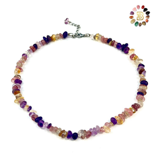 Super Seven Chips Necklace (41Cm)