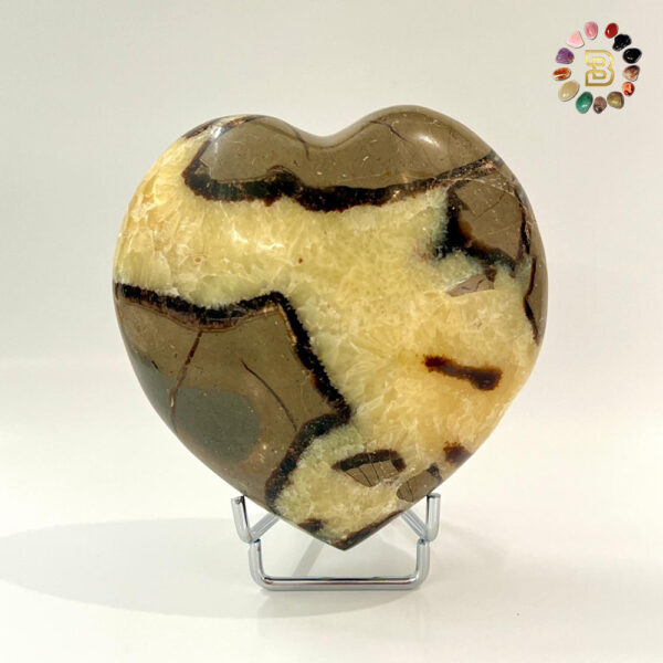 Yellow Septarian Heart Shape(550g)