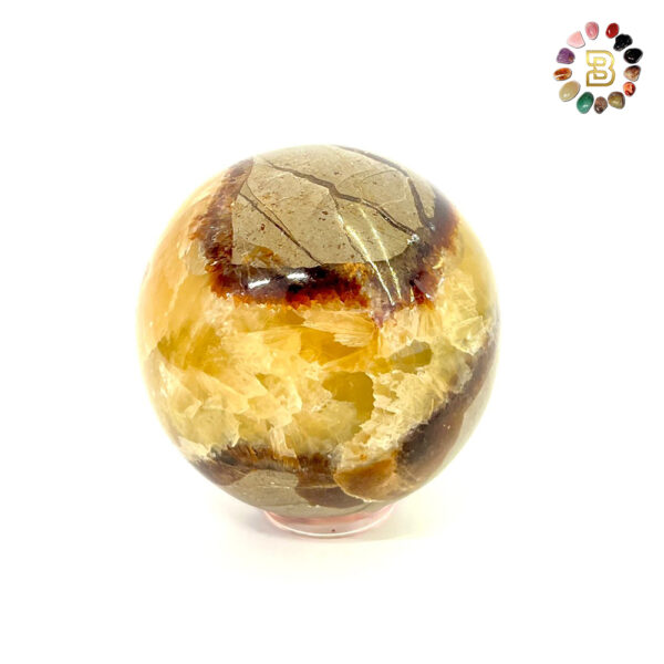 Yellow Septarian Sphere (284.50g)