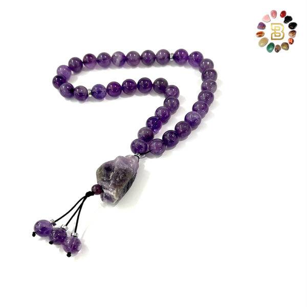 Amethyst with Natural Raw Stone