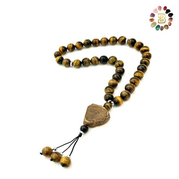 Brown Tiger Eye with Natural Raw stone