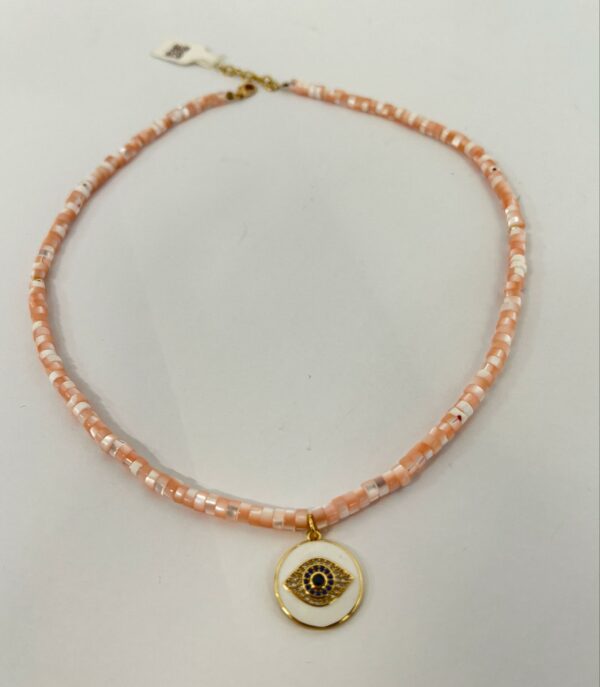 Shell Necklace with Charm