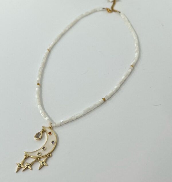 Shell Necklace with Charm