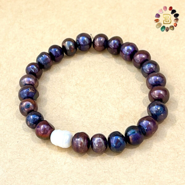 Black Fresh Water Pearl Bracelet