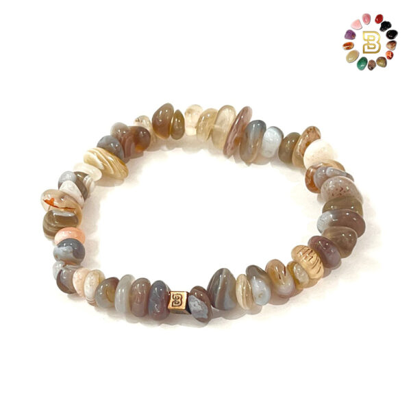 Botswana Agate Chips Bracelet