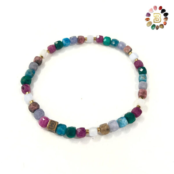Mix Faceted Bracelet 4mm