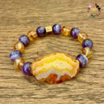 Mix Stones with Tumbled Agate Stone 10mm
