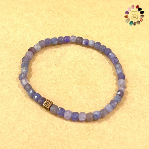 Tanzanite Faceted Bracelet 4mm