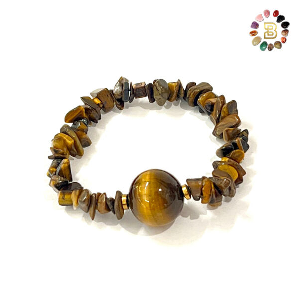 Tiger Eye Chips Bracelet